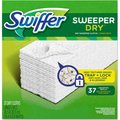 Procter & Gamble Swiffer Dry Refill Cloths 10-2/5in x 8in - White, 37/Box, 4 Box/Carton - 82822CT